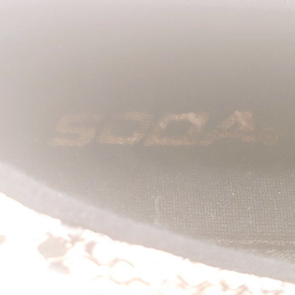 Soda Womens Snake Patent Sneakers Slip On Gusset Cushioned Collar Brown 5.5 - Picture 9 of 10